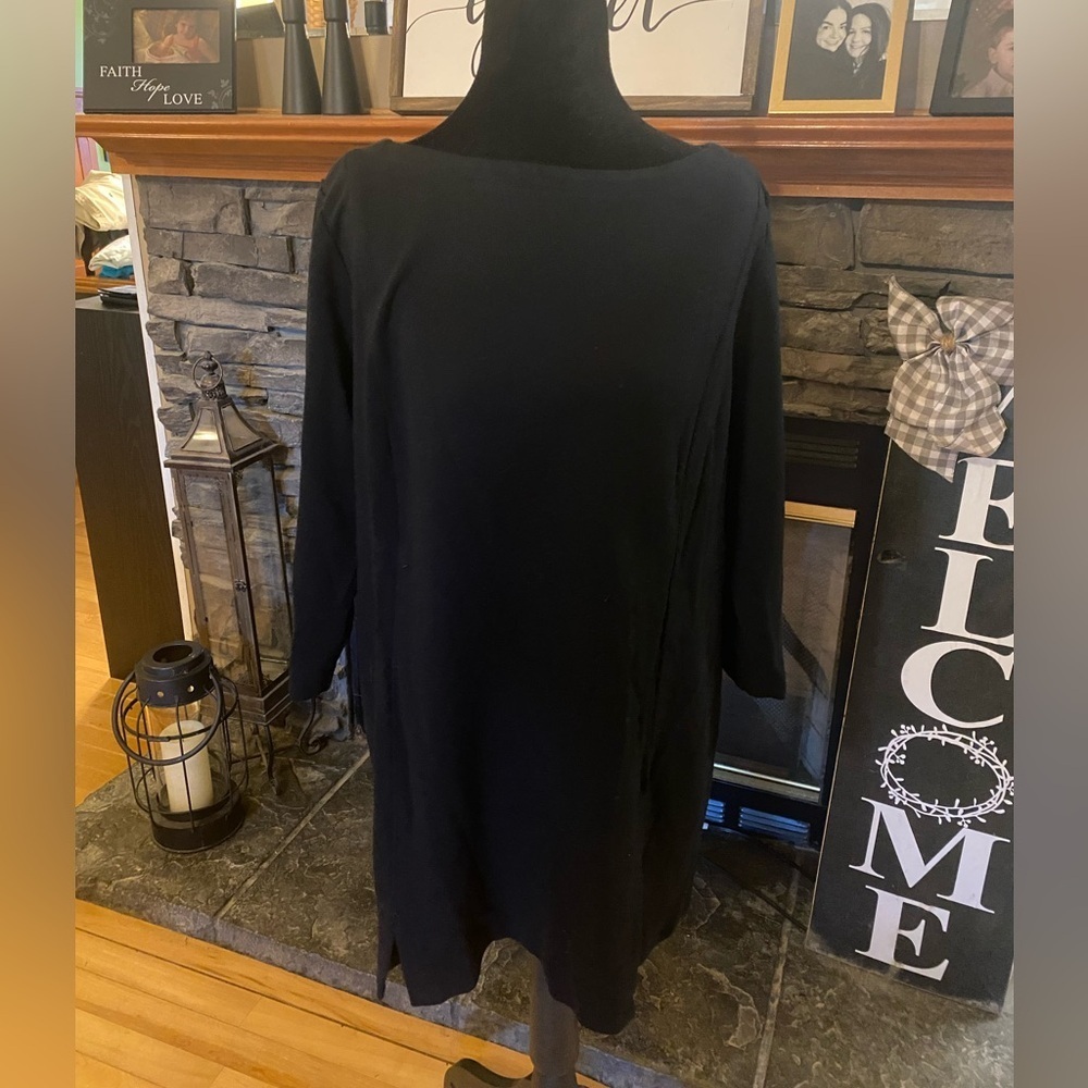 J. Jill Black Ponte Tunic L